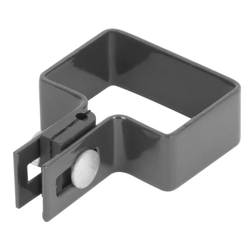 Bilincs Strend Pro EUROSTANDARD, 60x40 mm, vég, antracit, Zn+PVC, RAL7016, szögletes oszlophoz