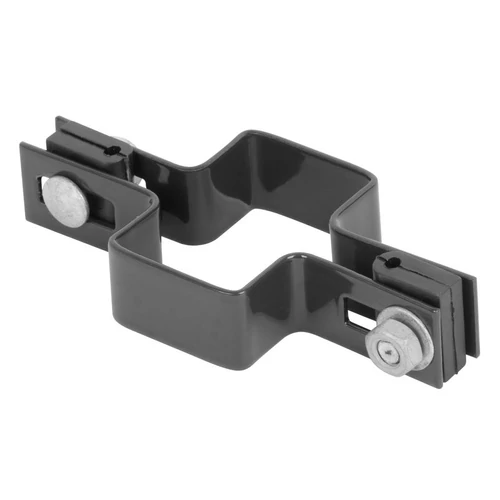 Bilincs Strend Pro EUROSTANDARD, 60x40 mm, átmenő, antracit, Zn+PVC, RAL7016, szögletes oszlophoz