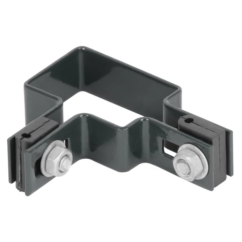 Bilincs Strend Pro EUROSTANDARD, 60x40 mm, sarok, antracit, Zn+PVC, RAL7016, szögletes oszlophoz