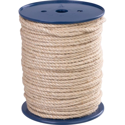 Kötél Strend Pro Premium, jutából, természetes, zsinór, 6 mm, sodrott, H-100 m