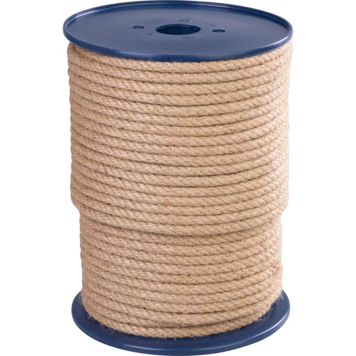 Kötél Strend Pro Premium, jutából, természetes, 8 mm, sodrott, H-100 m
