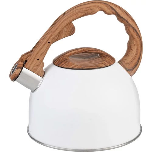 Teáskanna MagicHome, sípoló, fehér, 2500 ml