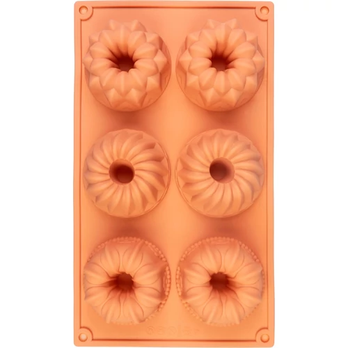 Sütőforma MagicHome, mini kuglófokhoz, szilikon, 29,5x17,5x3,5 cm