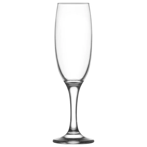 Pohár LAV Empire, üveg, pezsgőhöz, 220 ml, 49x210 mm, 6 db-os csomag