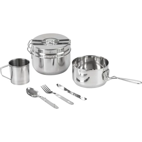 Készlet Strend Pro Grill, kemping étkészlet, rozsdamentes acél 13/15 cm