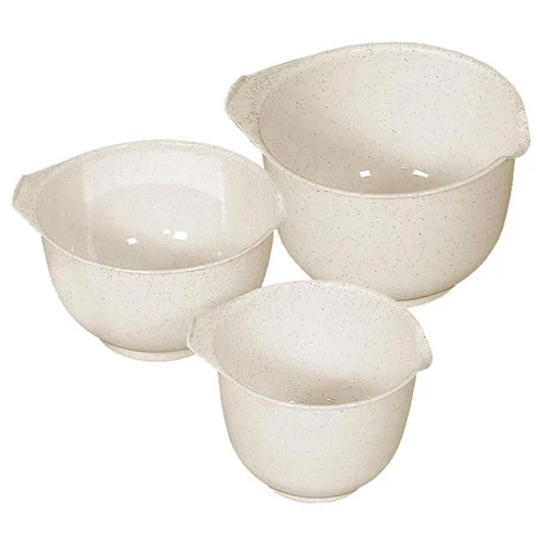 Tálkaszett Curver® BASIC, 3 db, habveréshez, 1500/2000/2500 ml, fehér