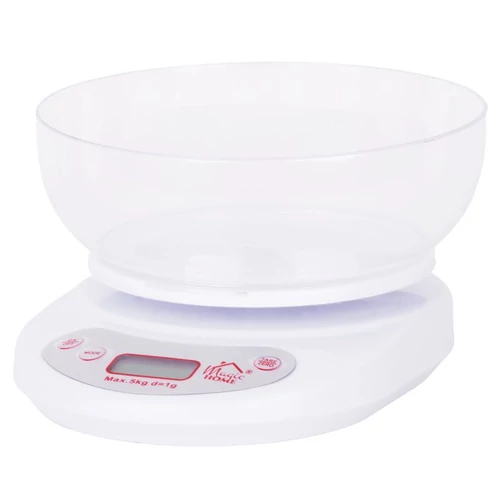Mérleg MagicHome DKS1, konyhai, digitális, edénnyel, max. 5 kg