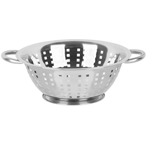Szűrő MagicHome, 24 cm, négyzetes lyukak, rozsdamentes acél szűrő