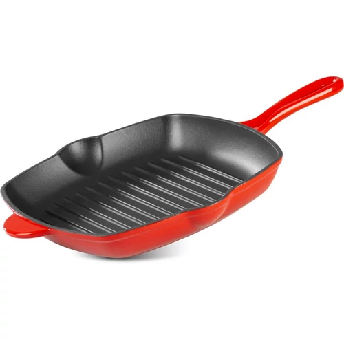 Serpenyő MagicHome Castora line, grill, zománcozott öntöttvas, 270x270x45 mm