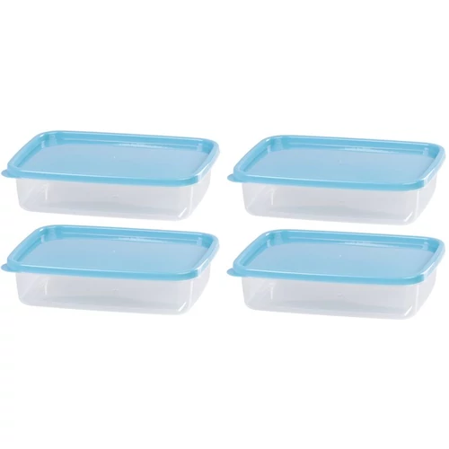 Ételhordó MagicHome Lunchbox szett YH126, téglalap alakú, 4 db, 1000 ml, 215x155x55 mm