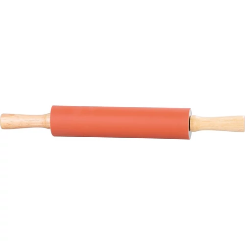 Nyújtófa MagicHome, tészta, szilikon, fa fogantyúval, 41,5 cm