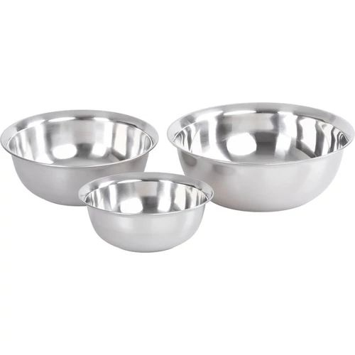 Tálka MagicHome, rozsdamentes acél, 18-22-26 cm, 3 db-os készlet