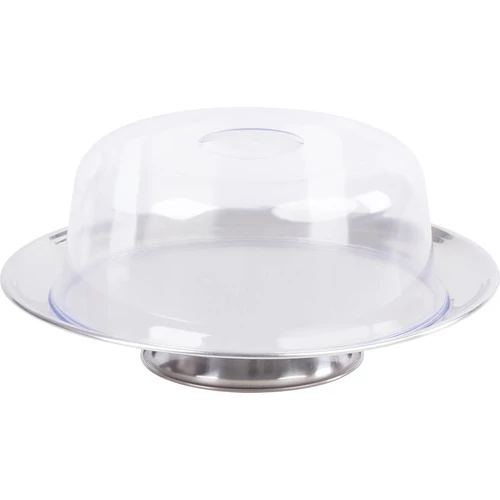 Doboz MagicHome, tortatálca, rozsdamentes acél, átlátszó fedél, 31 cm