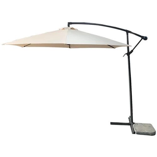 Napernyő DEMI 300 cm, 42 mm, bézs, PE, kerti