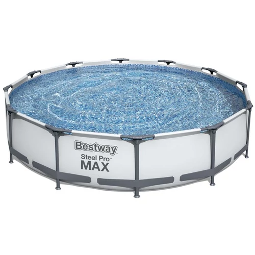 Medence Bestway® Steel Pro MAX 56408, papírszűrős szűrés, szivattyú, 3,05x0,76 m
