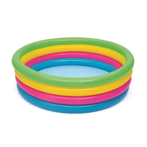 Medence Bestway® 51117, Rainbow, gyermek, felfújható, szivárványos, 157x46 cm