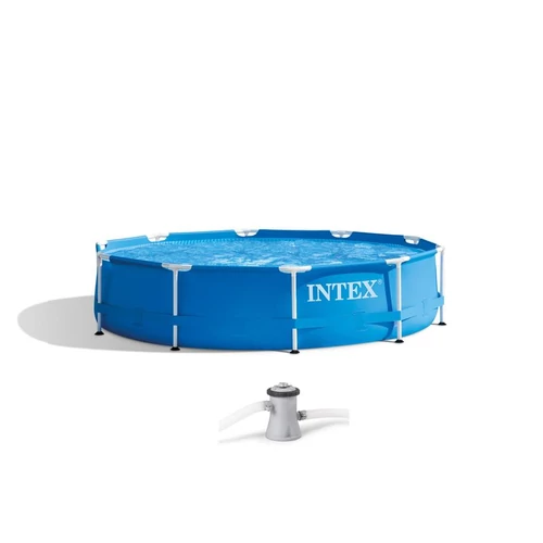 Medence Intex® Metal Frame 28202, papírszűrős szűrés, 305x76 cm