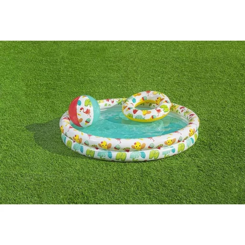Gyermekmedence Bestway® 51124, Play Pool Set, labda, úszógumi, 122x20 cm