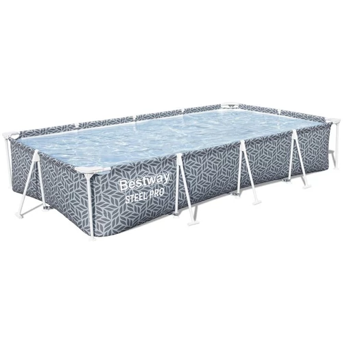 Medence Bestway® Steel Pro Set, 3.66m x 2.01m x 66cm, szivattyú, szűrőbetét, javítófolt