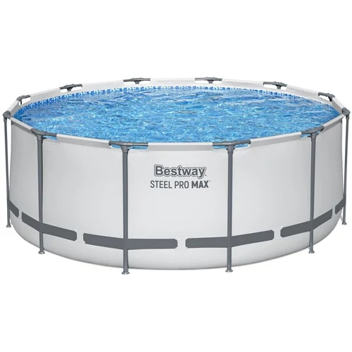 Medence Bestway® Steel Pro MAX, szett, 3,66 x1,22 m, létra, szűrőszivattyú, szűrőbetét, medencetakar