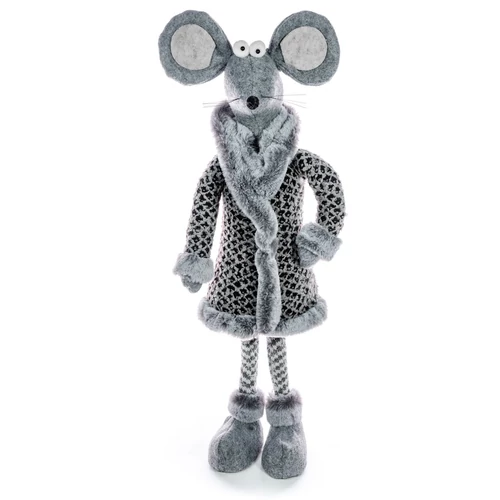 Dekoráció MagicHome Karácsony, álló egerek, 50 cm