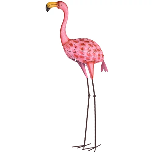 Dekoráció MagicHome Mecco 6304, Flamingó, 95 cm, fém