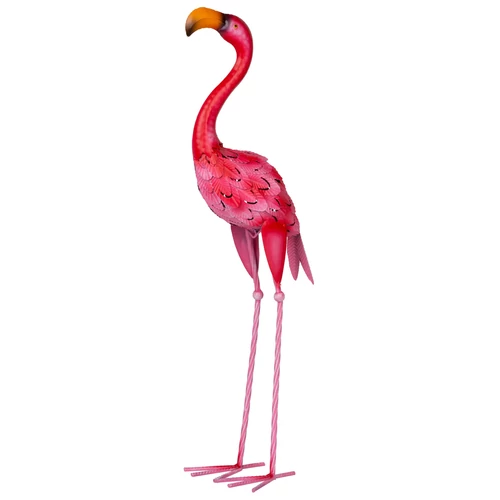 Dekoráció MagicHome Mecco 8299, Flamingó, 65 cm, fém