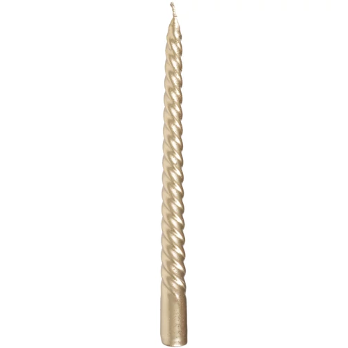 Gyertya MagicHome, karácsonyi, 25 cm, csomag 2 db, pezsgő, spirális, csavart