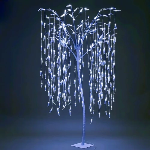 Díszfa MagicHome Karácsonyi, fűzfa, 384x LED, hideg fehér, 180 cm