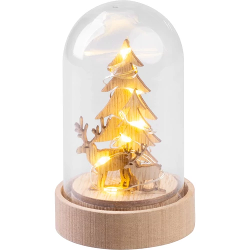 Dekoráció MagicHome Karácsony, fenyőfa kupolában, LED, meleg fehér, beltéri, 5,5x9 cm