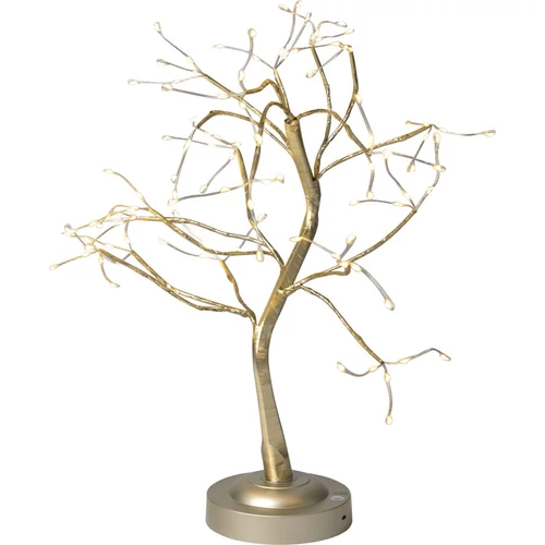 Dekoráció MagicHome Karácsony, fenyőfa, 108 LED meleg fehér, 3xAA, USB, egyszerű világítás, 45 cm