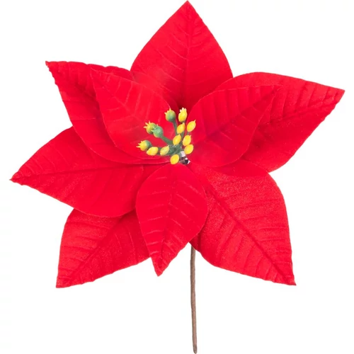 Virág MagicHome, Karácsonyi Mikulásvirág, piros, 21 cm, virágméret: 16,5 cm