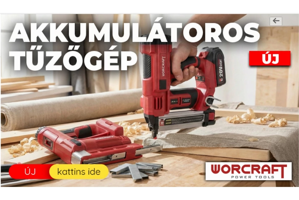 Worcraft Tűzőgép