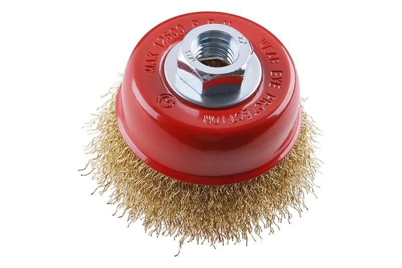 Lev Festa fazékkefe, hullámos, réz bevonatú 75mm