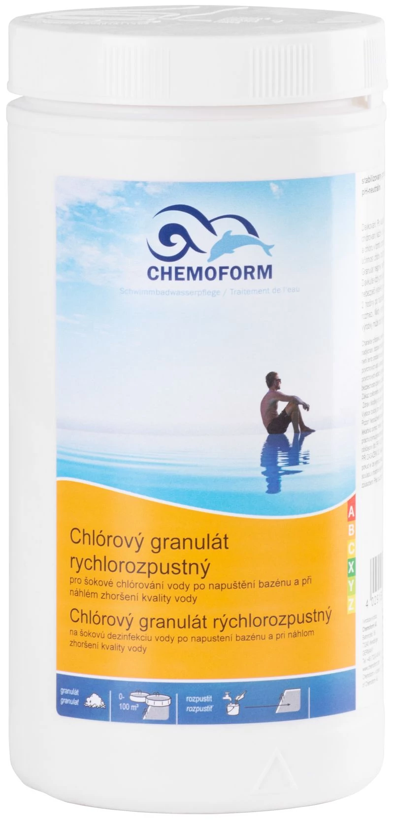 Klór Chemoform 0501, 1 kg, granulátum