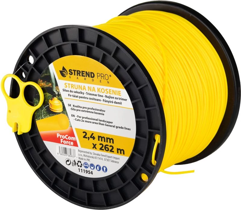 Damil vágáshoz ProCom Force 2,4 mm, Spool H-262 m, kerek