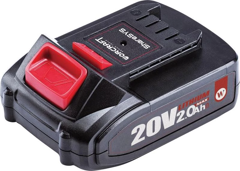 Akkumulátor Worcraft CLB-20V-2.0, ShareSYS, 2000 mAh, S20Li, gyorstöltés