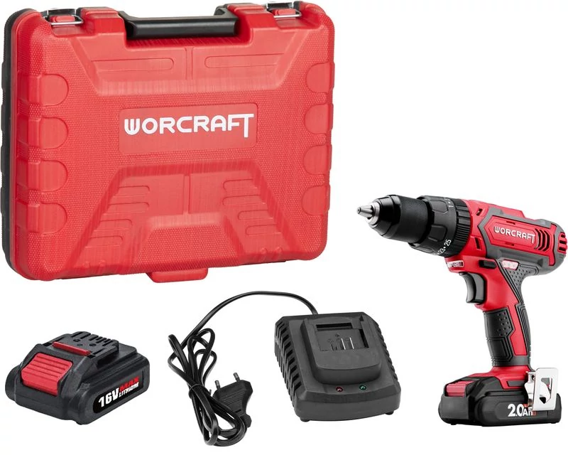 Csavarhúzó Worcraft CD-20LiH, 20V, 2x Li-ion 2.0Ah, szett