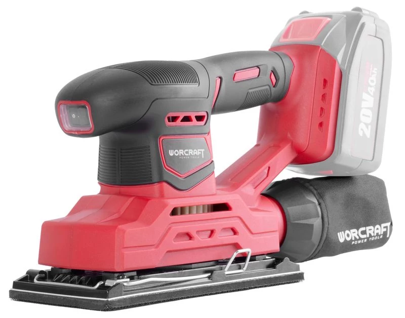 Csiszoló Worcraft CFS-S20Li ShareSYS, rezgő, 20V Li-ion