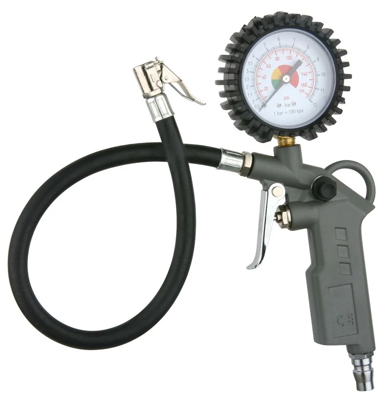 Pisztoly Airtool TG-11, manométerrel, gumiabroncs töltő kompresszorhoz