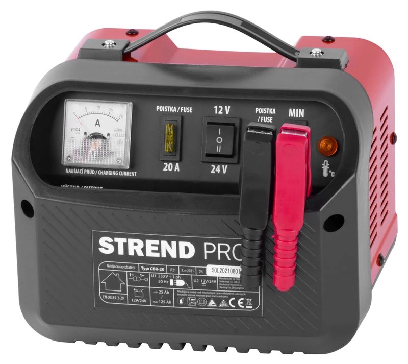 Akkumulátortöltő Strend Pro CBR-20, 12/24V, 14A