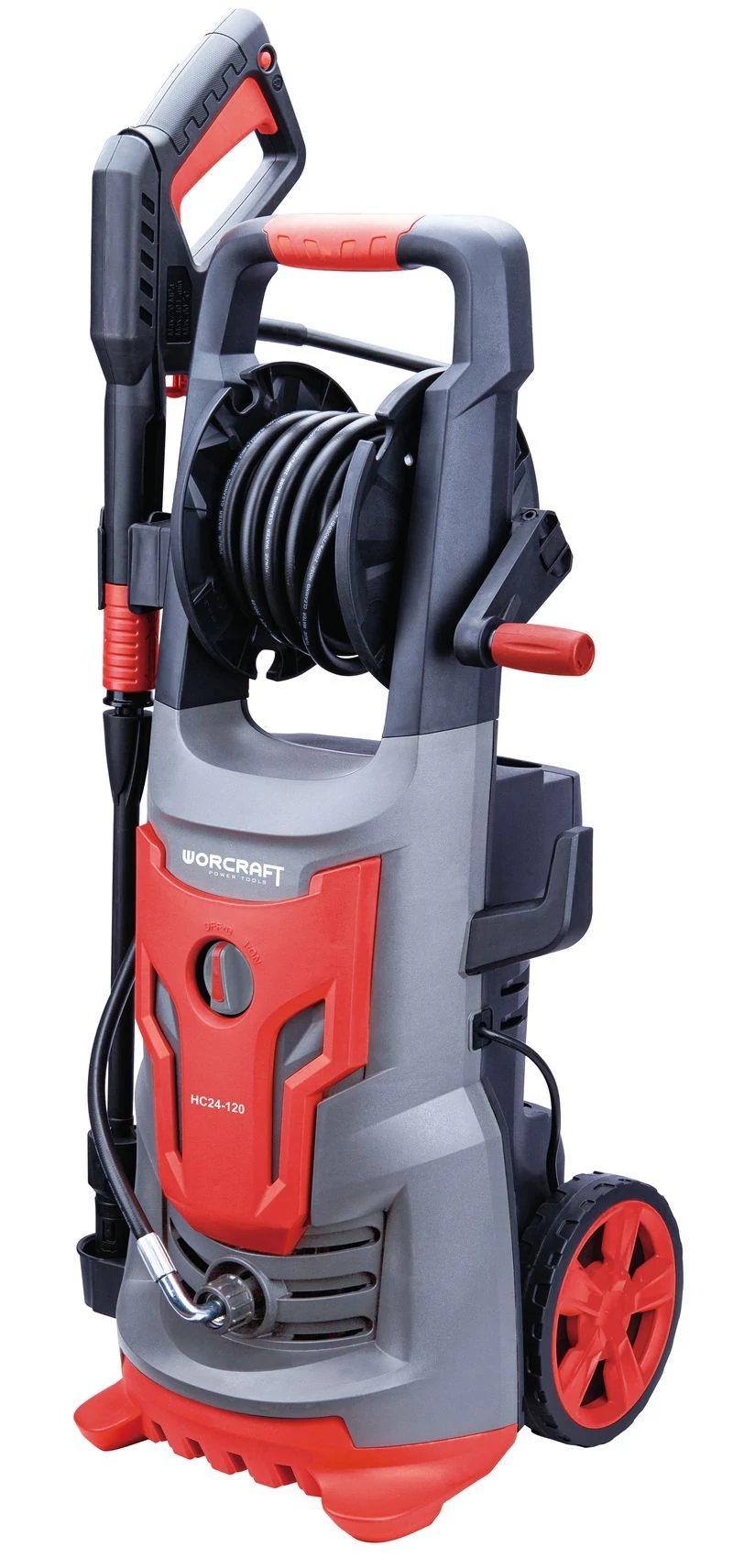 Tisztító Worcraft HC24-120, 2400W, nagynyomású, 180 bar, tartozékokkal