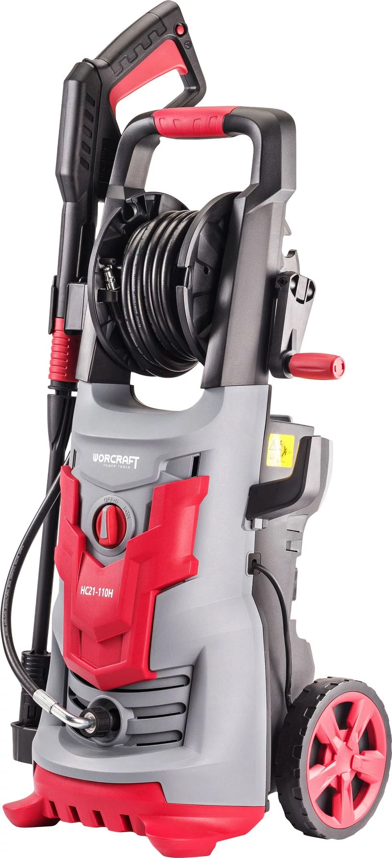 Tisztító Worcraft HC21-110H, 2100W, nagynyomású, 165 bar, Indukciós motor, tartozékokkal