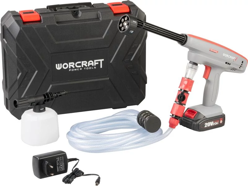 Pisztoly Worcraft CPC-S20LiEM ShareSYS, nagynyomású, 1x 2.0Ah akkumulátorral, 1x töltővel