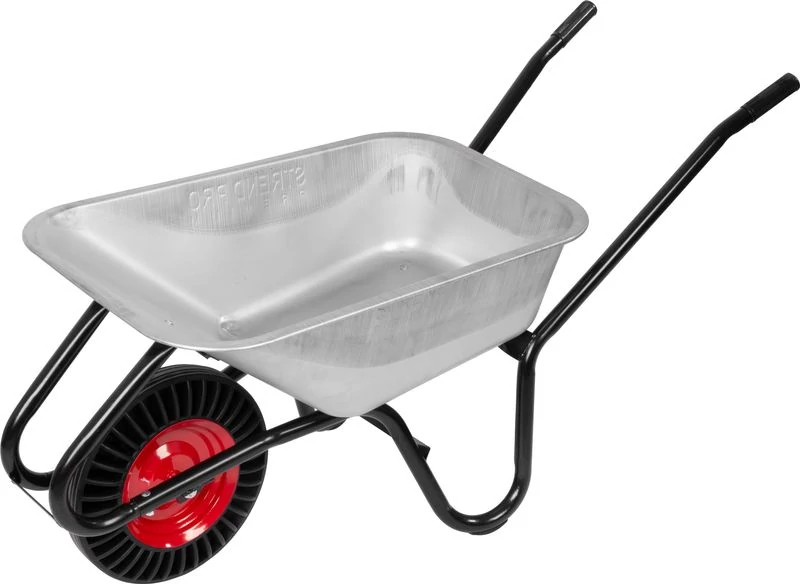 Talicska Strend Pro Premium Fortis BLACK, Zn, SR tömör kerék, 100 liter, max. 160 kg, (szétszerelve)