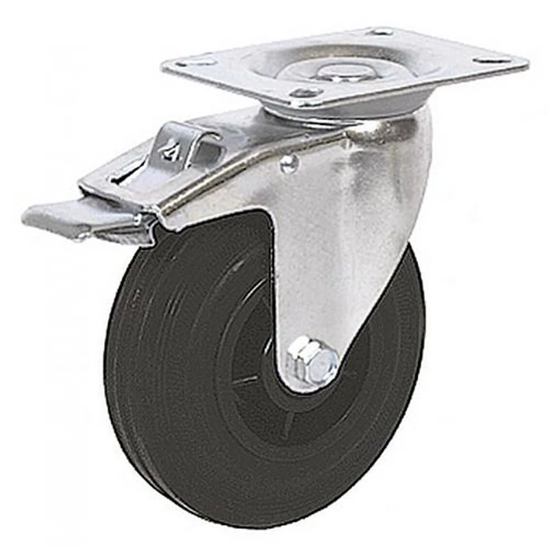 Görgő RENOST 521F NL-V100C, forgó, fékkel