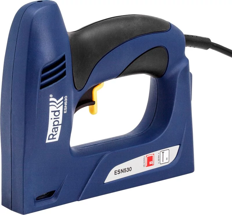Tűzőgép RAPID ESN 530, elektromos, kárpitos szegező, 53 típusú kapcsok, 6-14 mm, szegek 8-15 mm