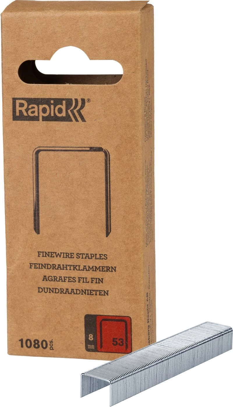 Spony RAPID, R53, spony typ 53, 8 mm, bal. 1080 ks