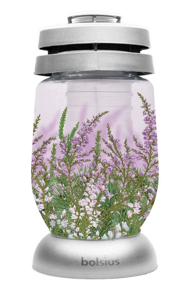 Mécses Bolsius 3S Heather 16, 24 cm, sírra, 36 órás töltettel