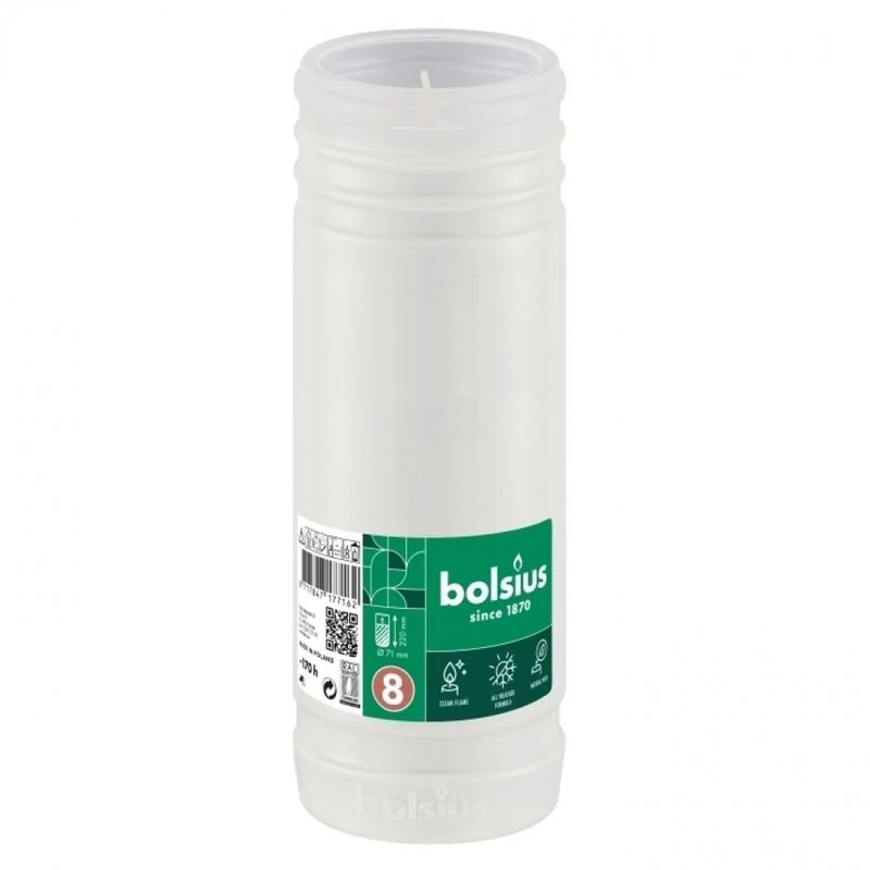 Mécsesbetét Bolsius Gravelight RP8, 170 óra, 60 g, 220x71 mm, paraffin